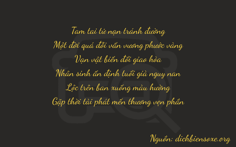 Thơ dịch biển số xe 31688