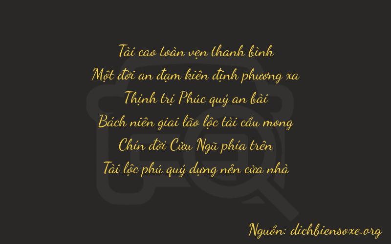 Thơ dịch biển số xe 31692
