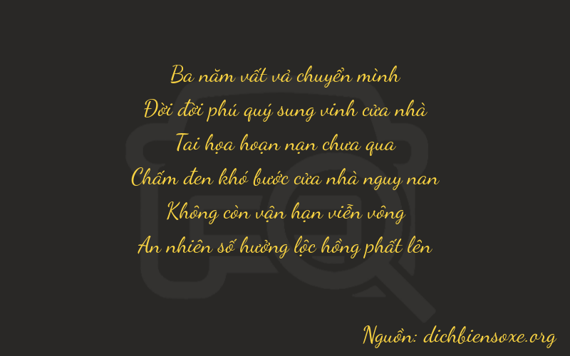 Thơ dịch biển số xe 31704