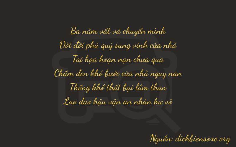Thơ dịch biển số xe 31713