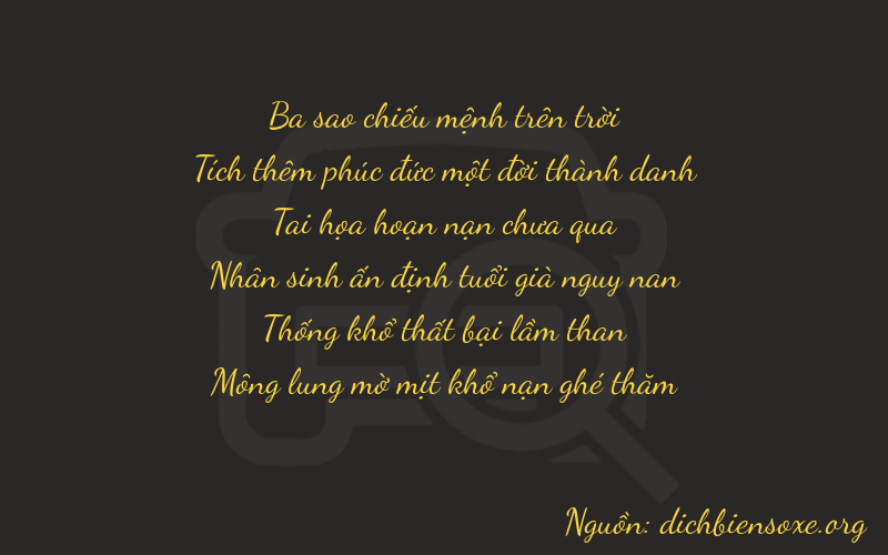 Thơ dịch biển số xe 31714