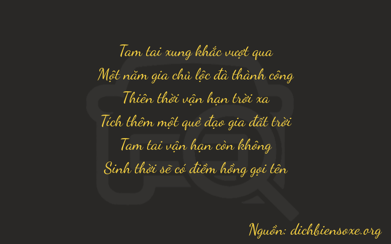 Thơ dịch biển số xe 31735