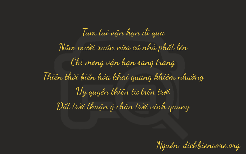 Thơ dịch biển số xe 35798