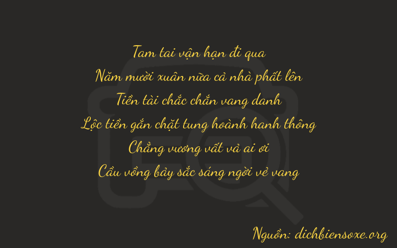 Thơ dịch biển số xe 35807