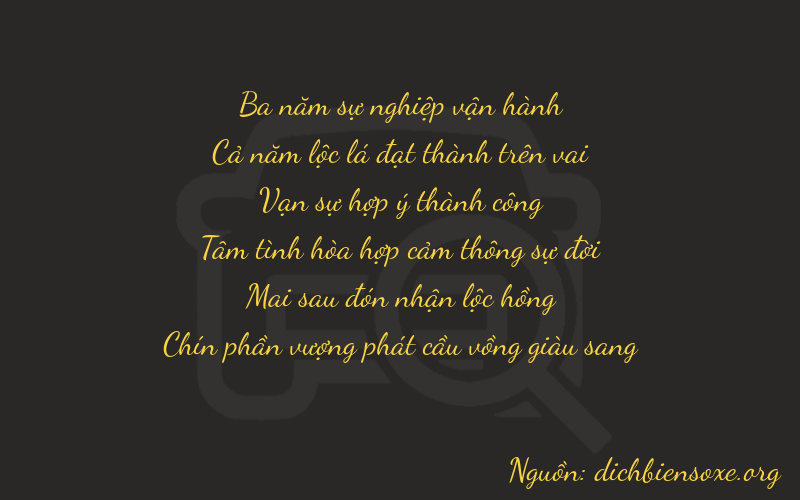 Thơ dịch biển số xe 35829