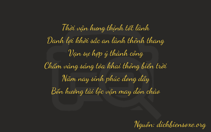 Thơ dịch biển số xe 35854