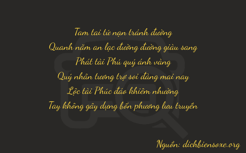 Thơ dịch biển số xe 35860