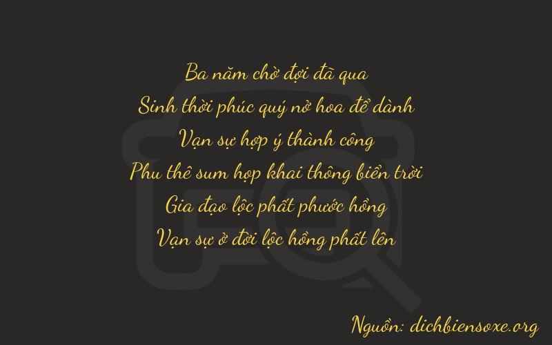 Thơ dịch biển số xe 35864