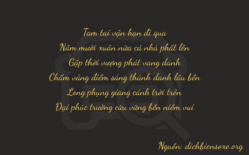 Thơ dịch biển số xe 35879