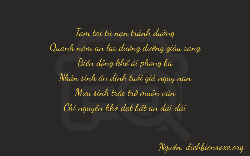 Thơ dịch biển số xe 35887