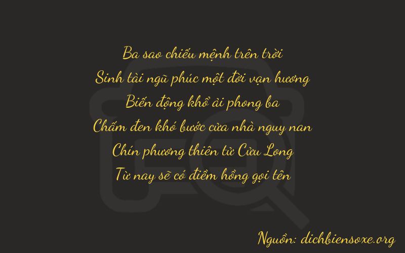 Thơ dịch biển số xe 35895