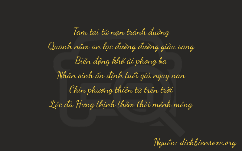 Thơ dịch biển số xe 35896