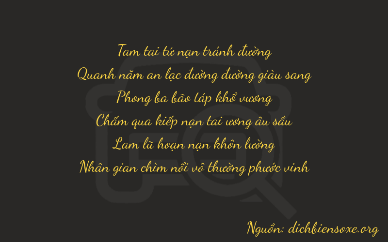 Thơ dịch biển số xe 35914
