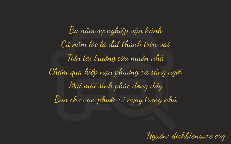 Thơ dịch biển số xe 35928