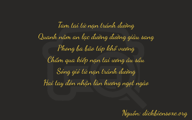 Thơ dịch biển số xe 35932