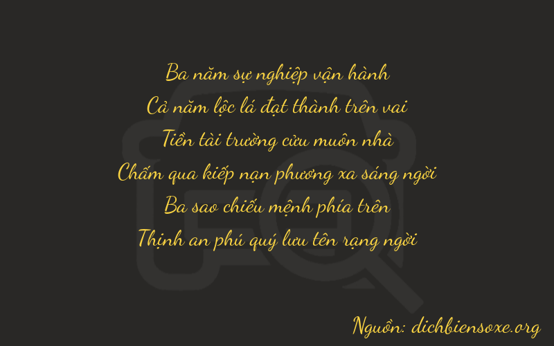 Thơ dịch biển số xe 35937