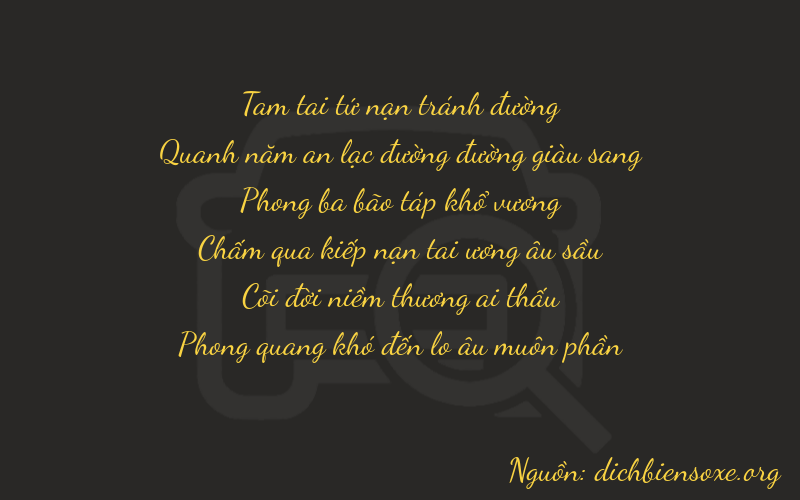 Thơ dịch biển số xe 35941