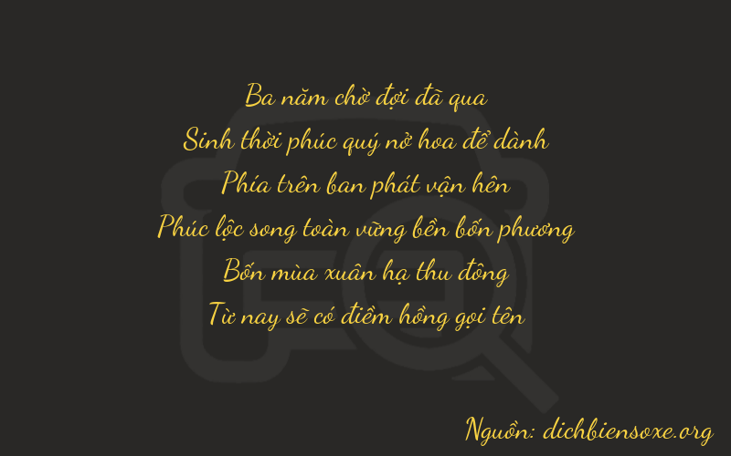 Thơ dịch biển số xe 35945