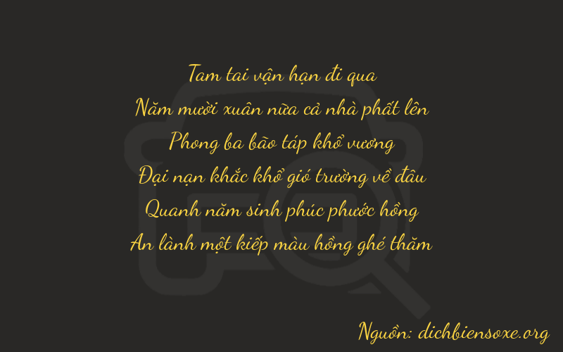 Thơ dịch biển số xe 35951
