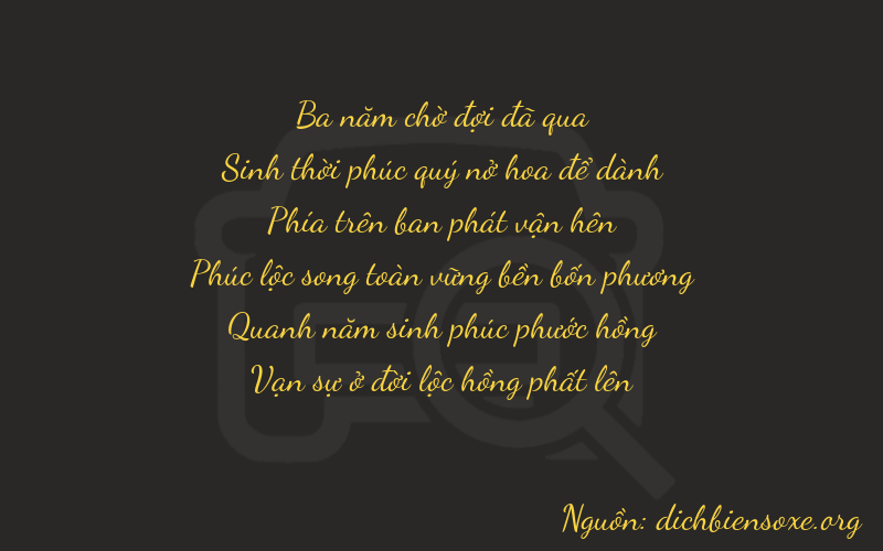 Thơ dịch biển số xe 35954