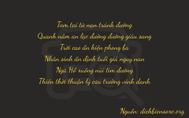 Thơ dịch biển số xe 35959