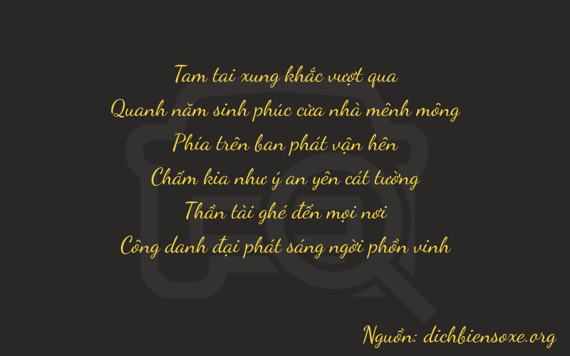 Thơ dịch biển số xe 35961