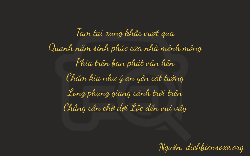 Thơ dịch biển số xe 35970