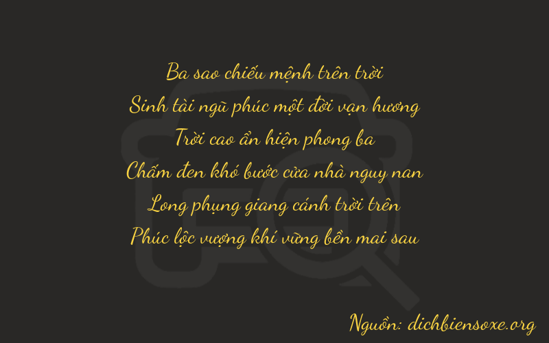 Thơ dịch biển số xe 35976
