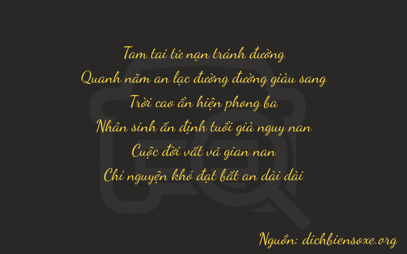Thơ dịch biển số xe 35977