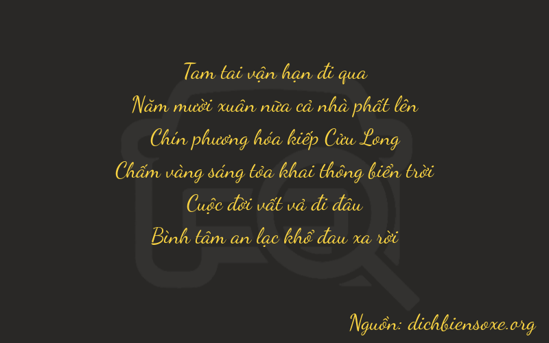 Thơ dịch biển số xe 35978