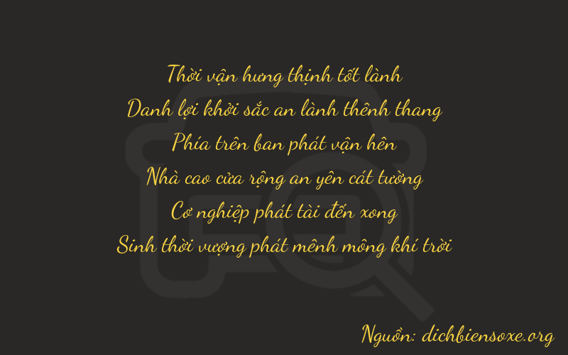 Thơ dịch biển số xe 35980