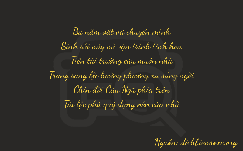 Thơ dịch biển số xe 35992