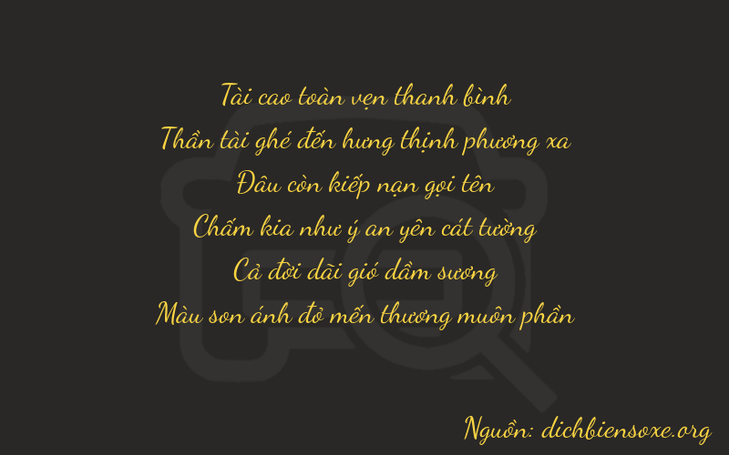 Thơ dịch biển số xe 36017