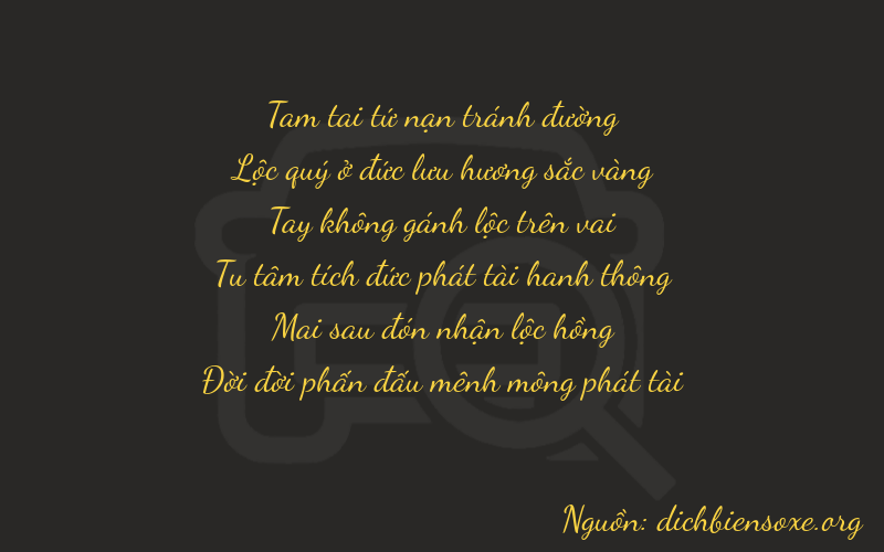 Thơ dịch biển số xe 36023