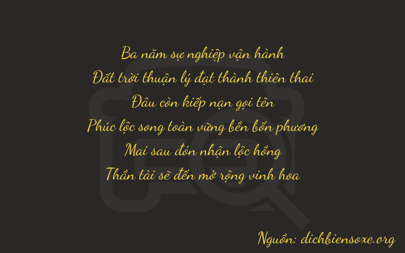 Thơ dịch biển số xe 36028