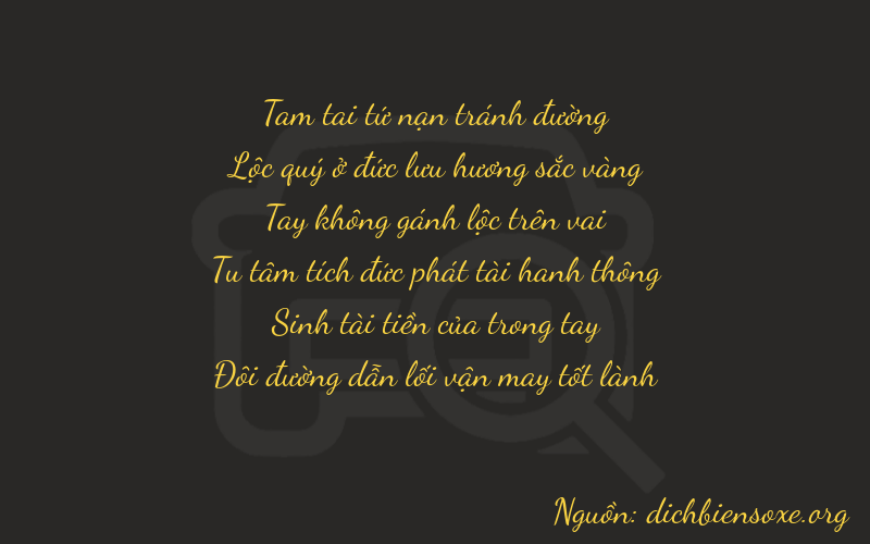 Thơ dịch biển số xe 36032