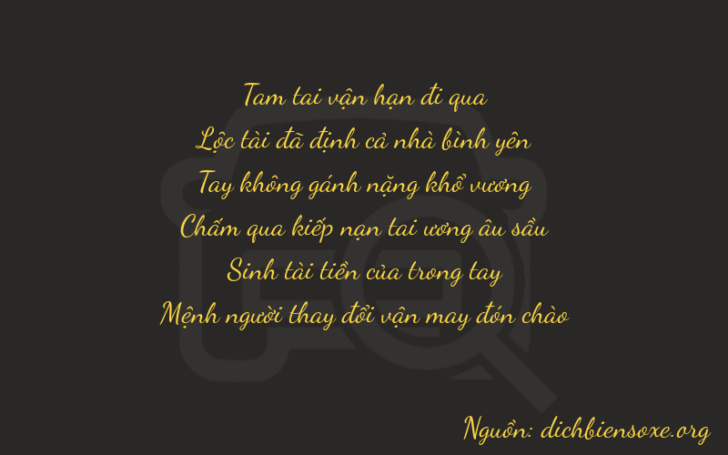 Thơ dịch biển số xe 36033