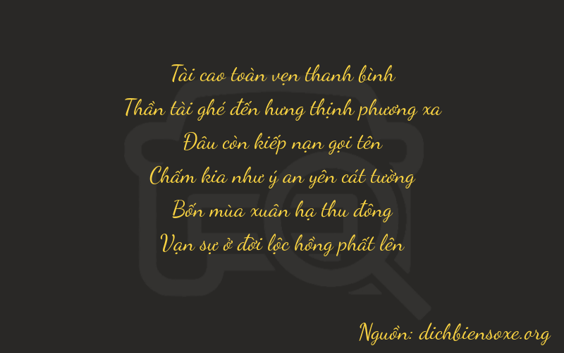 Thơ dịch biển số xe 36044