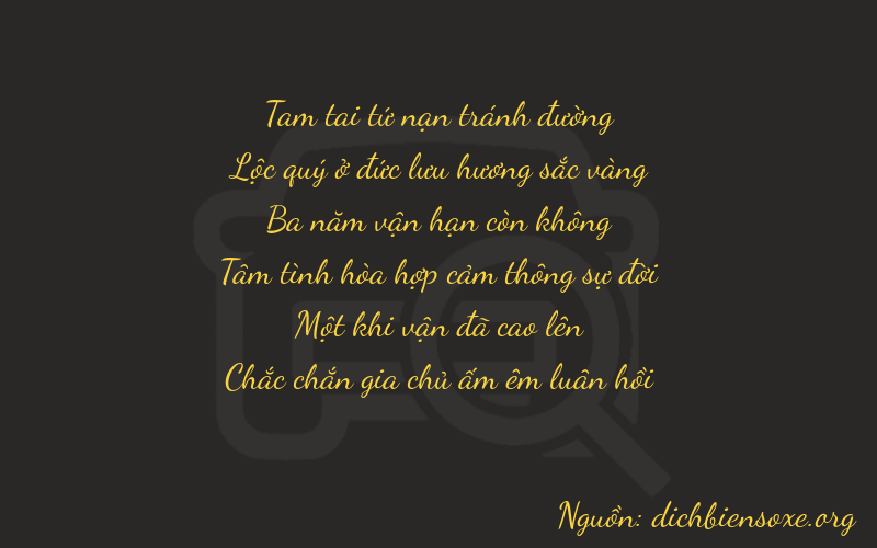 Thơ dịch biển số xe 36311