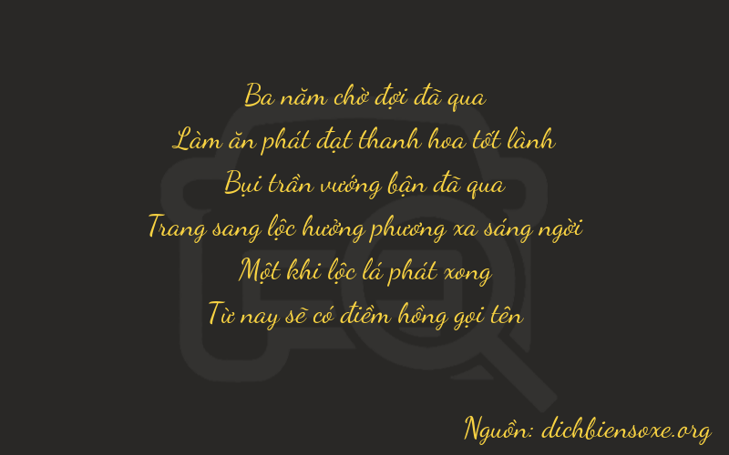 Thơ dịch biển số xe 36315