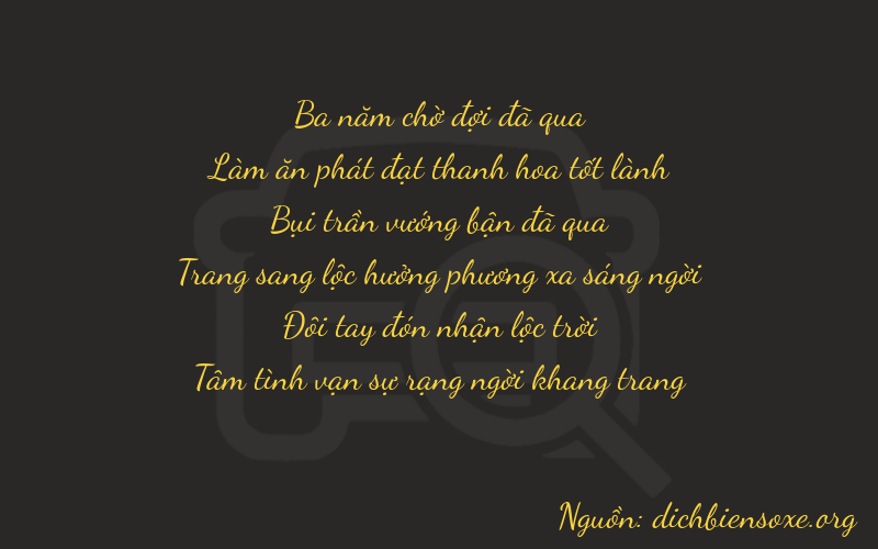 Thơ dịch biển số xe 36324