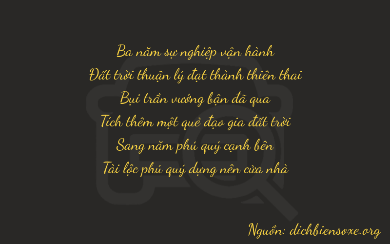 Thơ dịch biển số xe 36352
