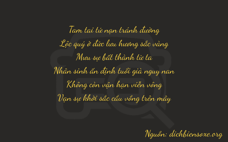 Thơ dịch biển số xe 36401