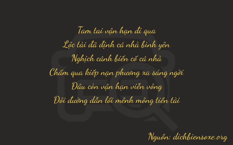 Thơ dịch biển số xe 36402