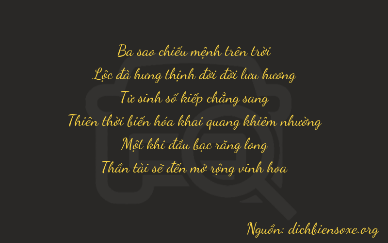Thơ dịch biển số xe 36418
