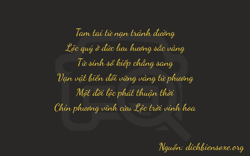 Thơ dịch biển số xe 36419