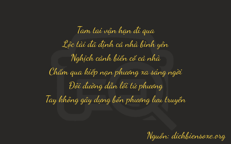 Thơ dịch biển số xe 36420