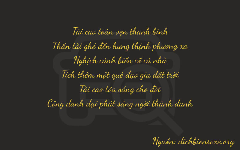 Thơ dịch biển số xe 36431