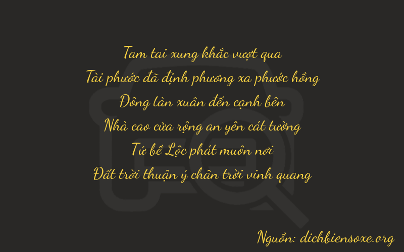 Thơ dịch biển số xe 36448