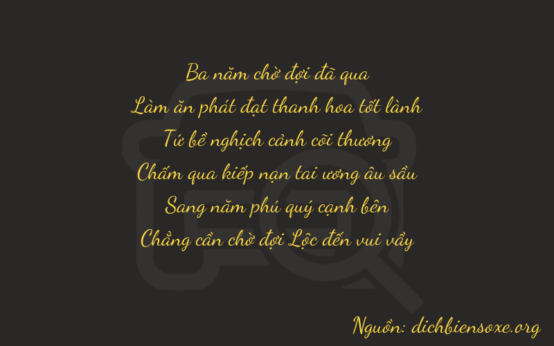 Thơ dịch biển số xe 36450